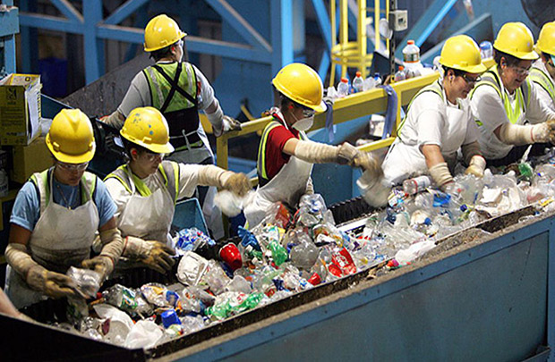 Quá trình phân loại rác thải nhựa